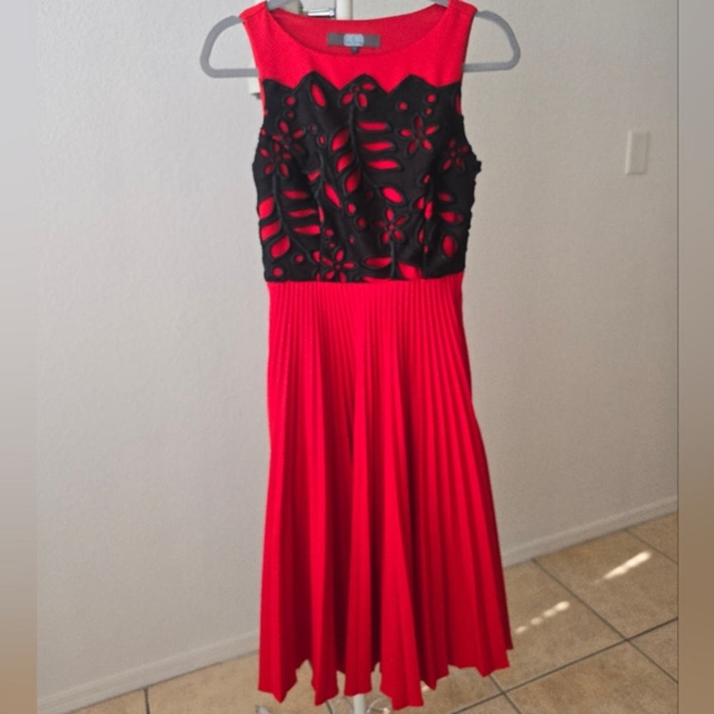 Eva Franco pleated midi dress